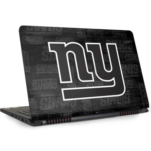 NFL New York Giants Black & White Dell Inspiron Skin